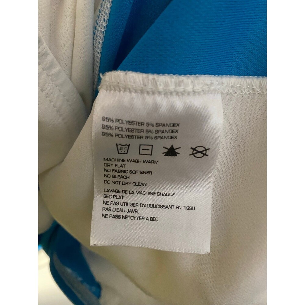 Cannondale Women Small Cycling Jersey Blue White Floral 1/4 Zip 3 Pocket - Picture 8 of 10